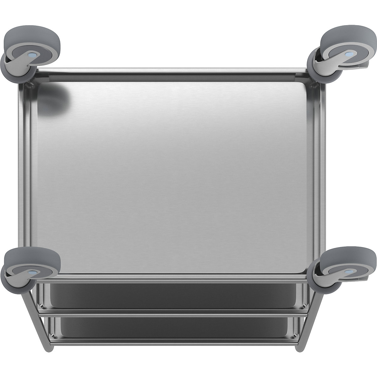 Stainless steel serving trolley – Kongamek (Product illustration 11)-10