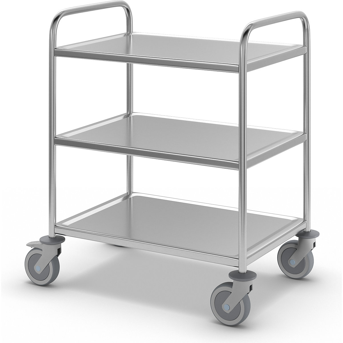 Stainless steel serving trolley – Kongamek (Product illustration 13)-12
