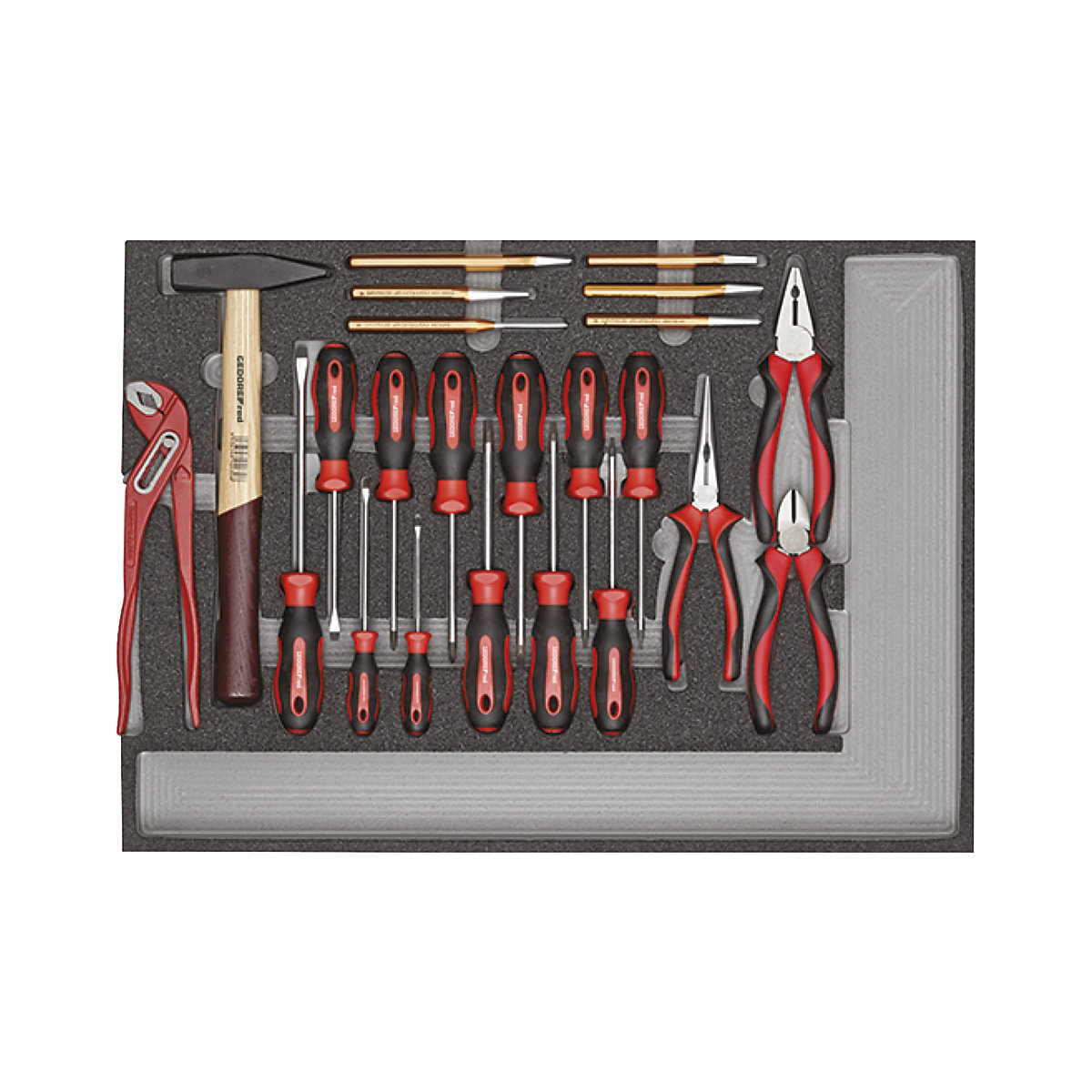 MECHANIC workshop trolley, fully equipped – GEDORE (Product illustration 2)-1
