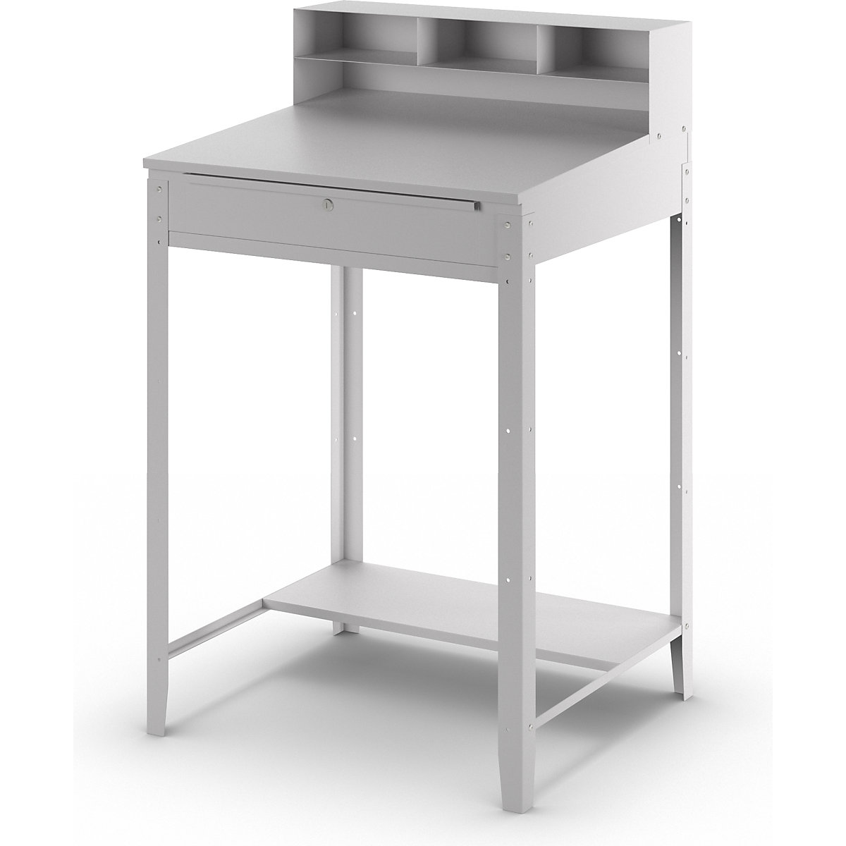 Pedestal desk with sorting compartments (Product illustration 4)-3