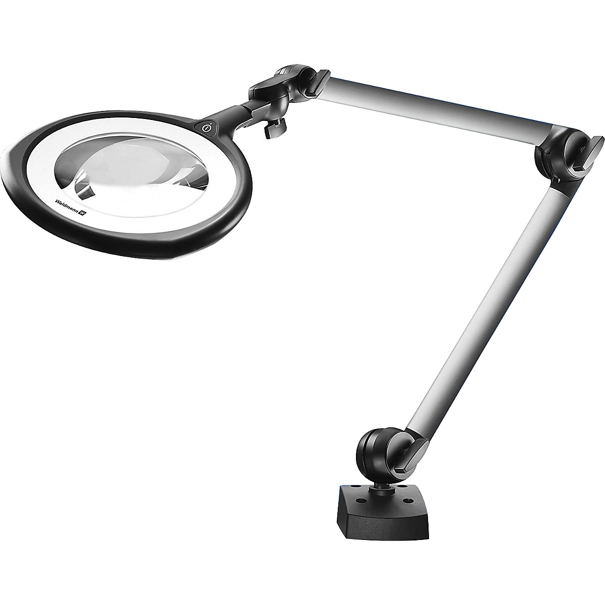 TEVISIO LED magnifying lamp – Waldmann, standard model, LED 14 W, arm 400 / 384 mm-2