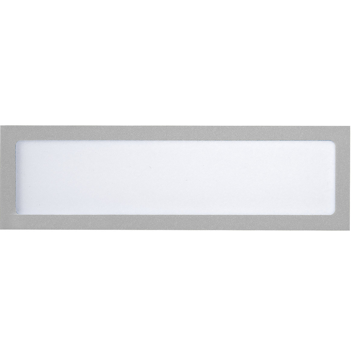 Magnetyczna kieszeń informacyjna – eurokraft basic, do opisywania, DIN A4 w pionie / DIN A5 w poziomie, 225 x 60 mm, ramka srebrna, opak. 10 szt.-0