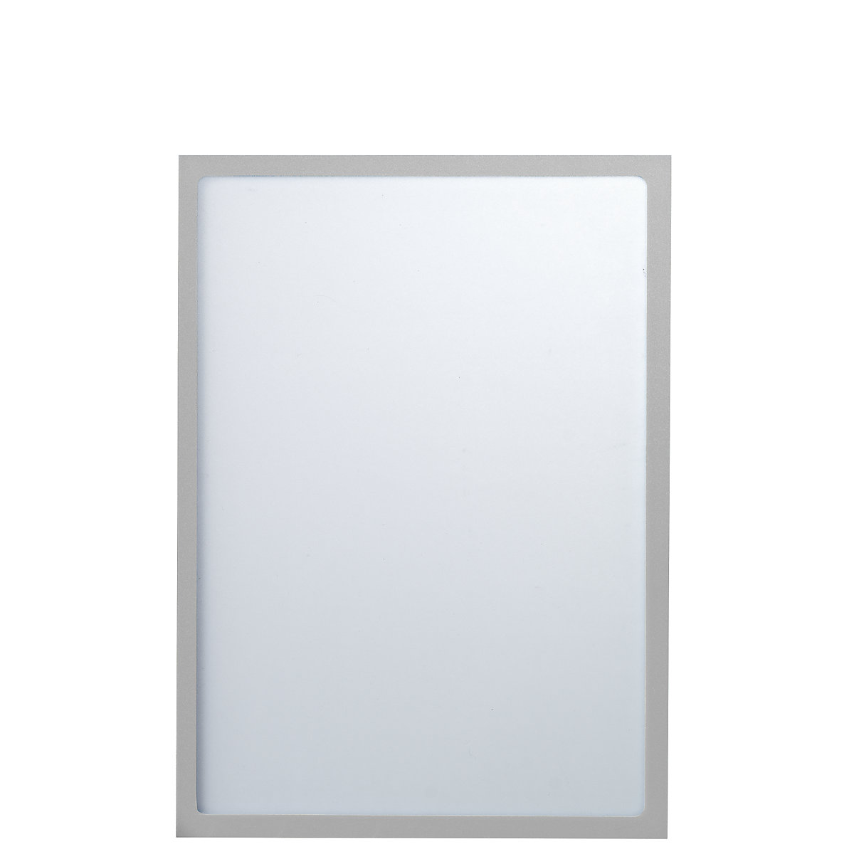 Magnetyczna kieszeń informacyjna – eurokraft basic, DIN A4, szer. x wys. 225 x 312 mm, ramka srebrna, opak. 10 szt.-0