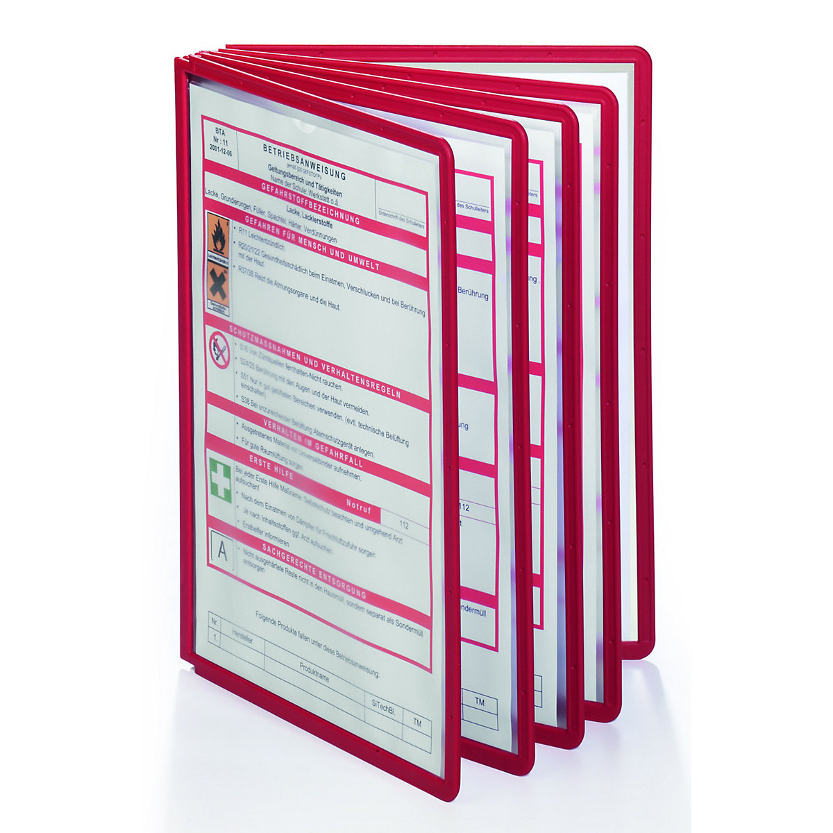 Przezroczysty panel informacyjny z ramą profilowaną – DURABLE (Zdjęcie produktu 2)-1