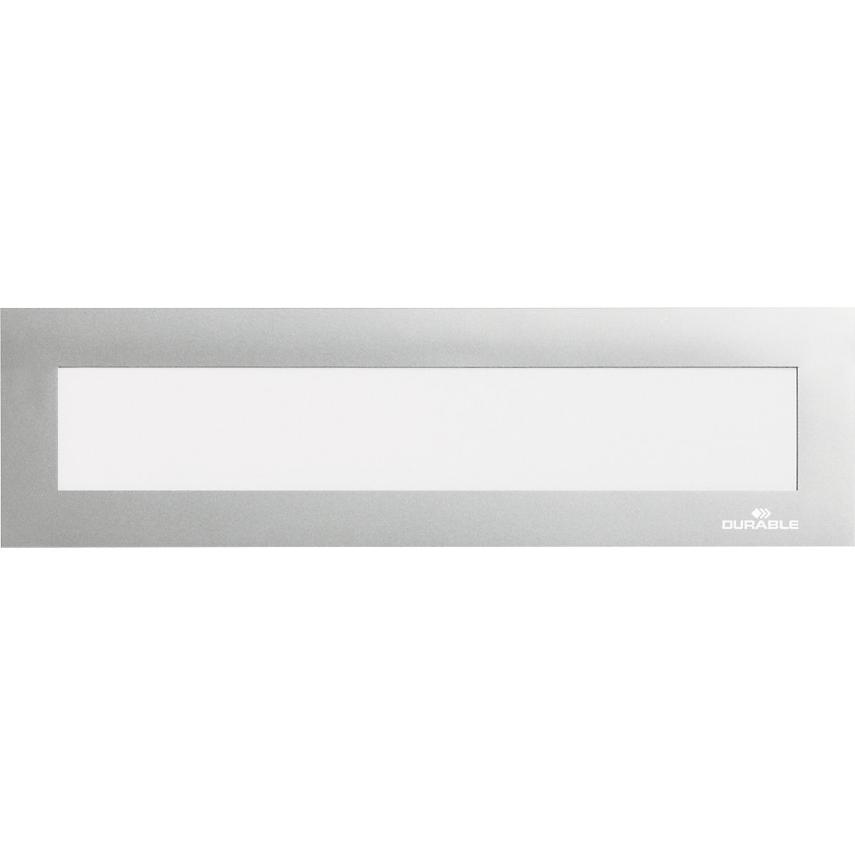 Ramka informacyjna DURAFRAME® MAGNETIC TOP – DURABLE, do nagłówków, opak. 10 szt., na DIN A4, pionowo/A5 poziomo, srebrny-0