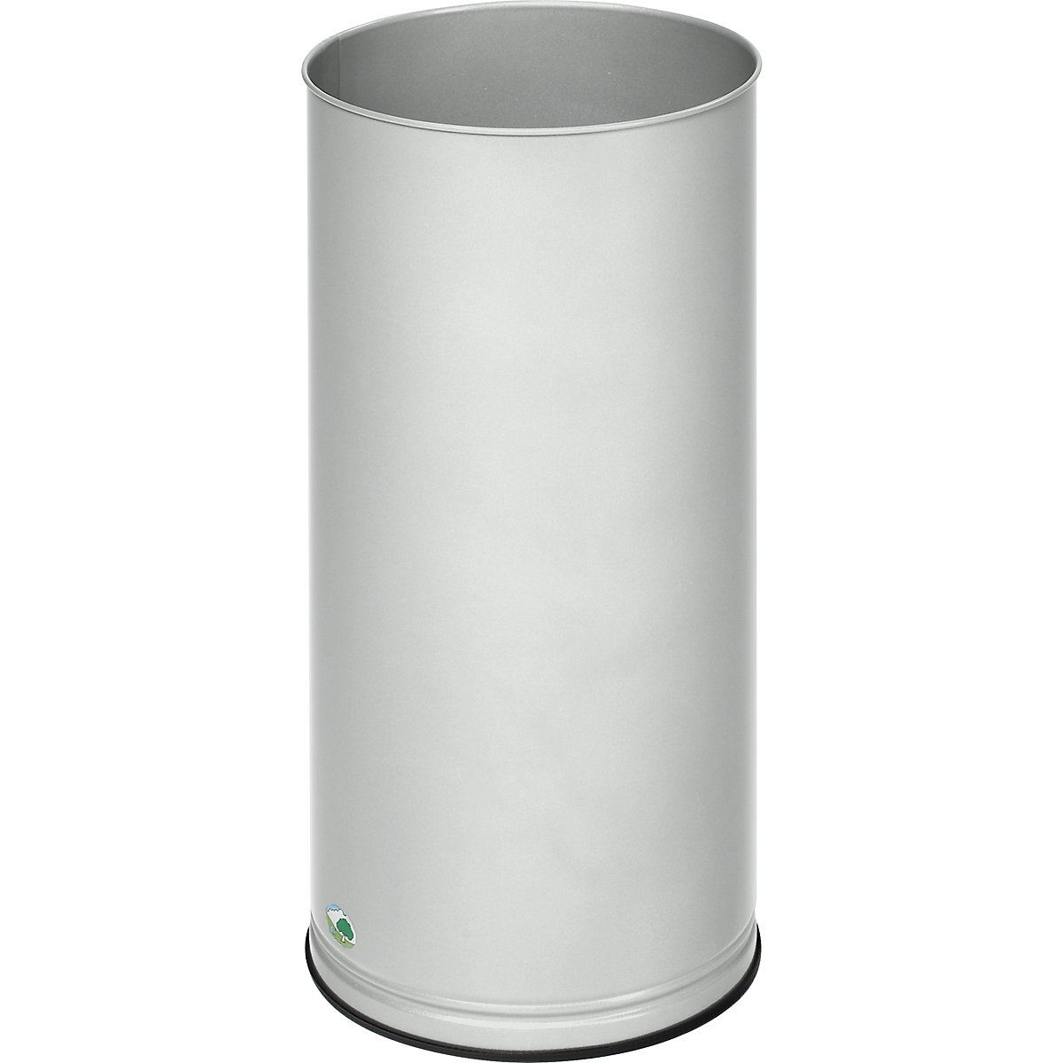 Stojak na parasole, wys. 610 mm – VAR, blacha pełna, ocynk., jasnoszary, RAL 7035-0