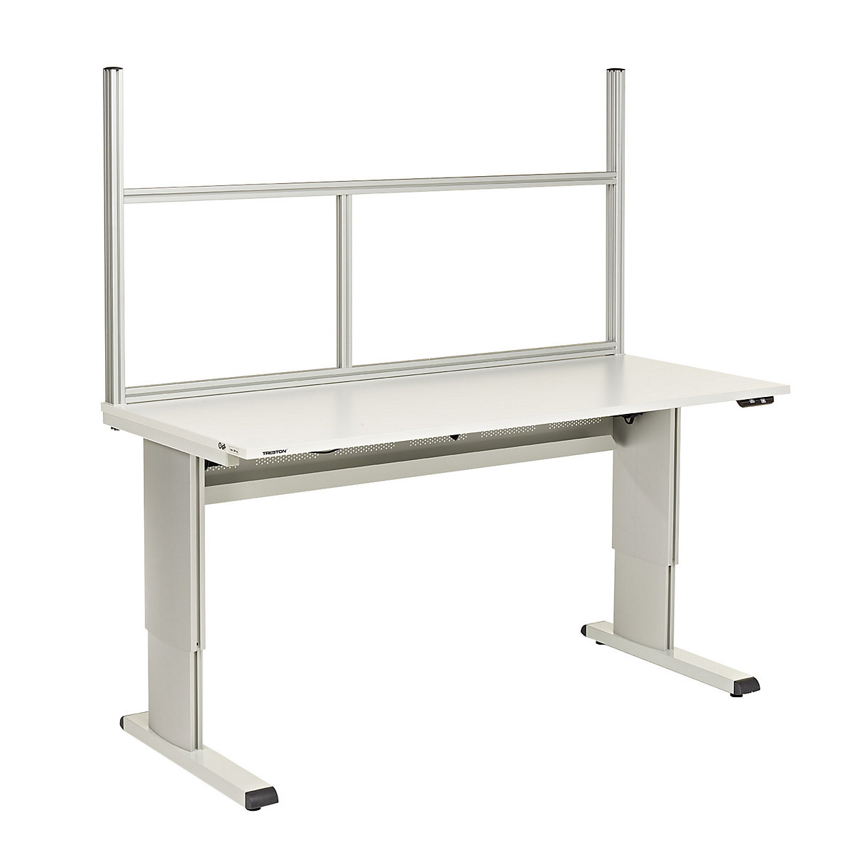 Rama do stołu roboczego – Treston, jasnoszara, szer. x głęb. 730 x 540 mm-0
