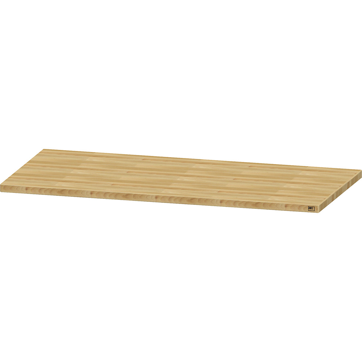Blat do stołu warsztatowego – ANKE, blat z litego buku, szer. 1500 mm, gr. 40 mm-0