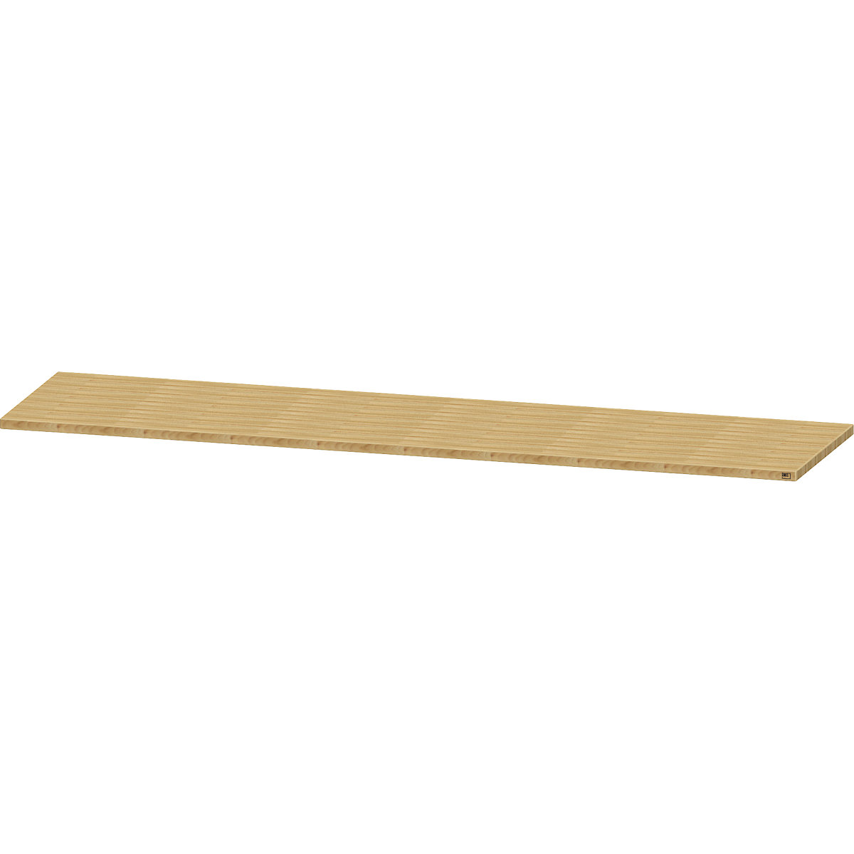 Blat do stołu warsztatowego – ANKE, blat z litego buku, szer. 2800 mm, gr. 40 mm-0