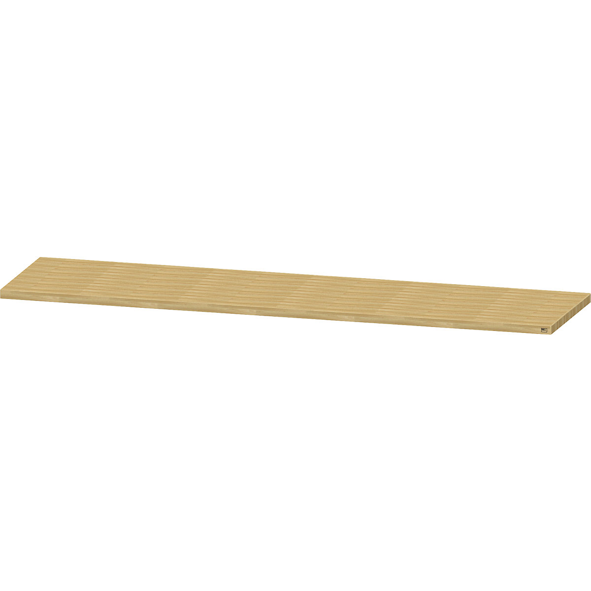 Blat do stołu warsztatowego – ANKE, blat z litego buku, szer. 2800 mm, gr. 50 mm-0