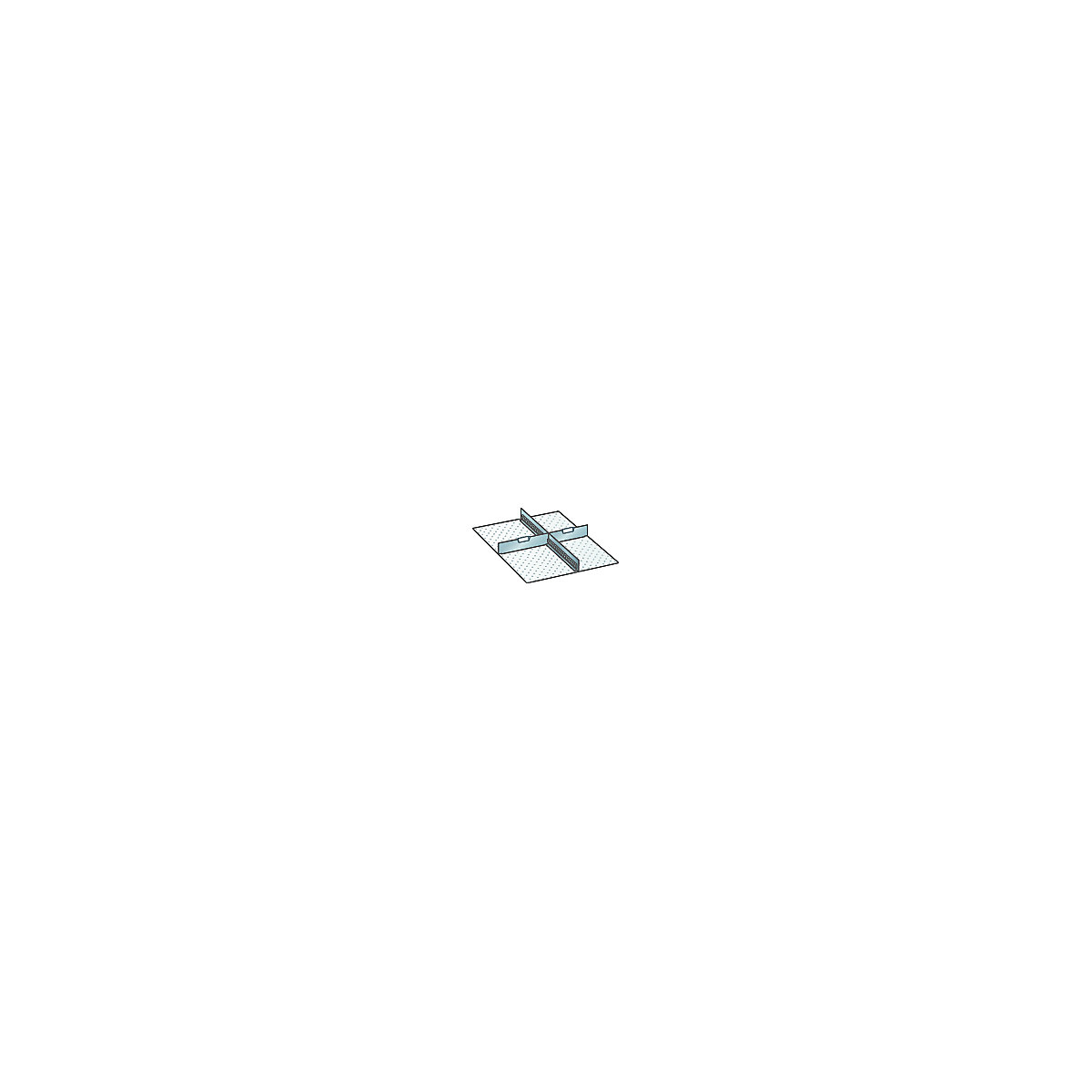 Zestaw przegród do szuflad o wym. 459 x 612 mm – LISTA