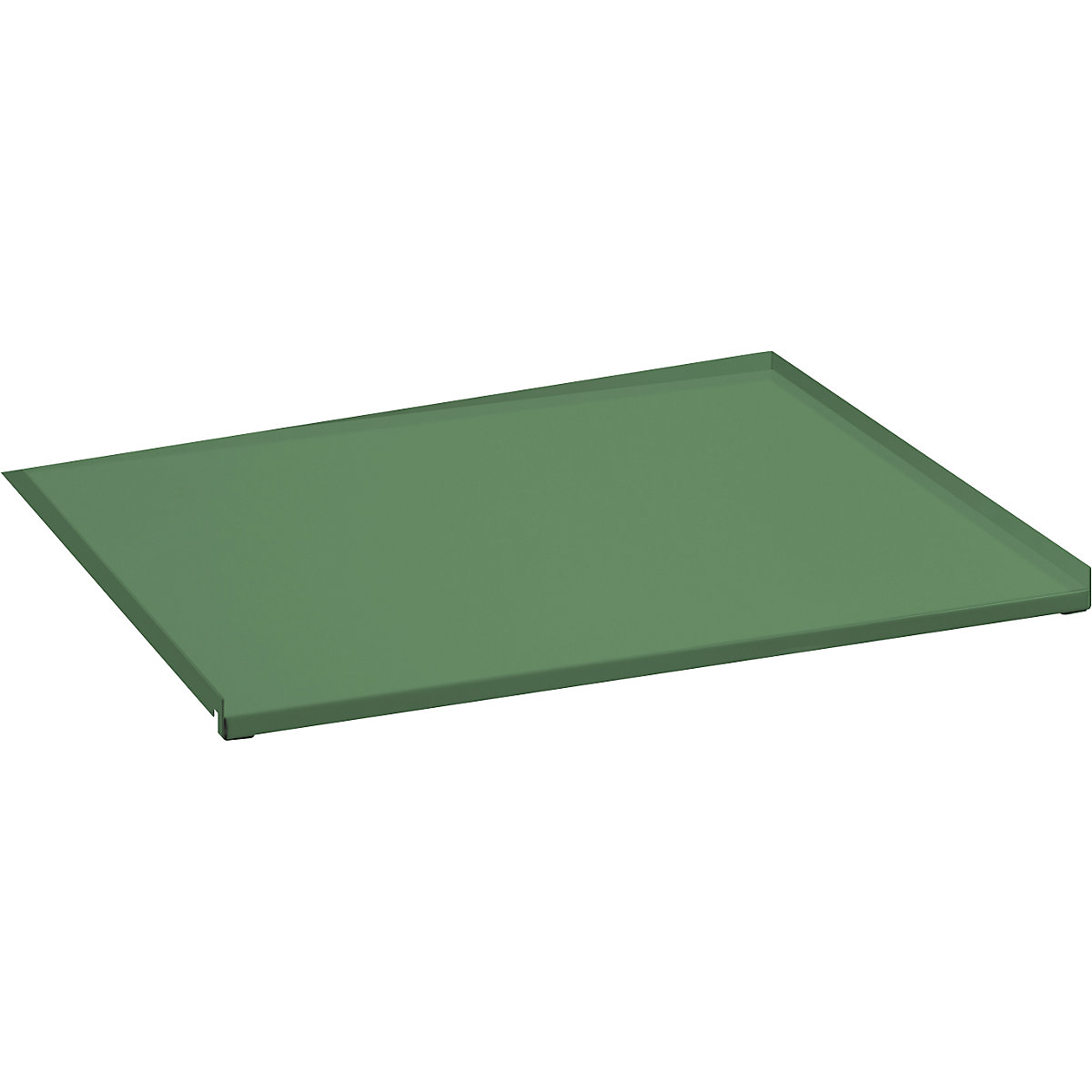 Blaszana osłona do ramy wysuwanej – LISTA, wysuwanie pojedyncze, do szer. x głęb. 890 x 860 mm, rezedowo-zielona-0
