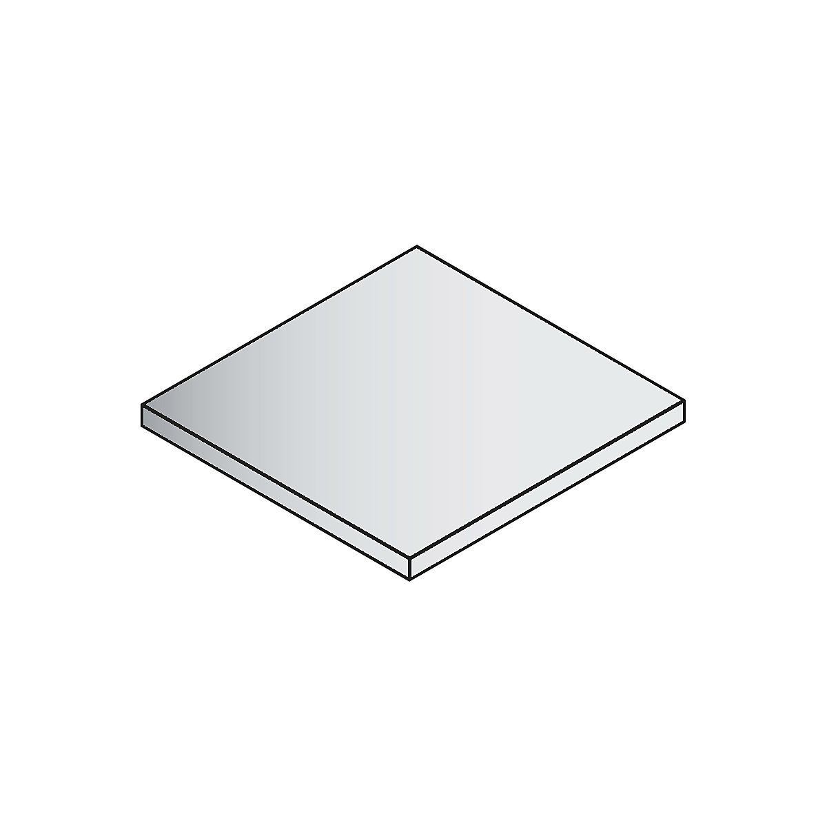 Półka ACURADO do szafy na dokumenty – C+P, szer. 497 mm, do szaf o wym.: szer. x głęb. 500 x 500 mm-0