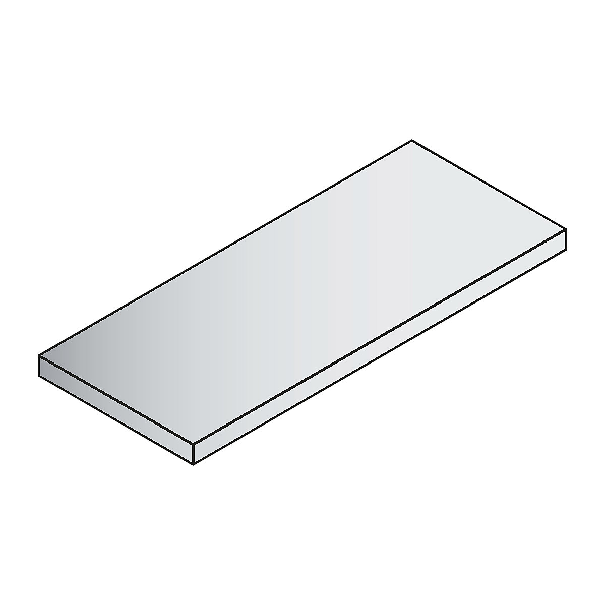 Półka ACURADO do szafy na dokumenty – C+P, szer. 925 mm, do szaf o wym.: szer. x głęb. 930 x 500 mm-0