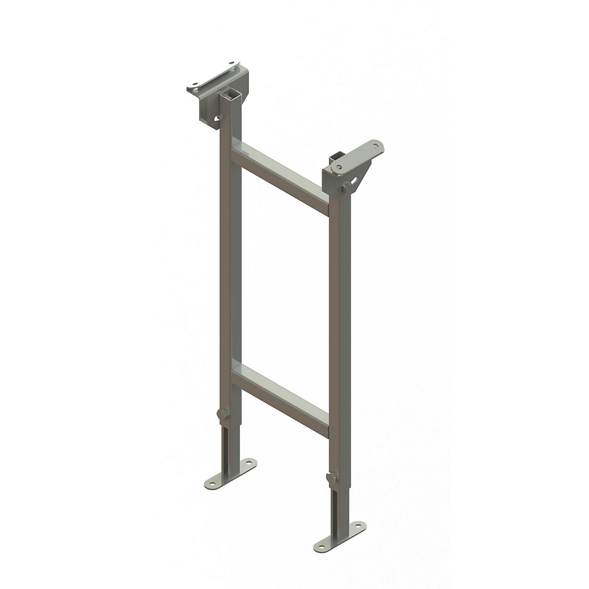 Stojak podwójny, ocynkowany – Gura, szer. taśmy 300 mm, zakres regulacji 730 – 1250 mm-0