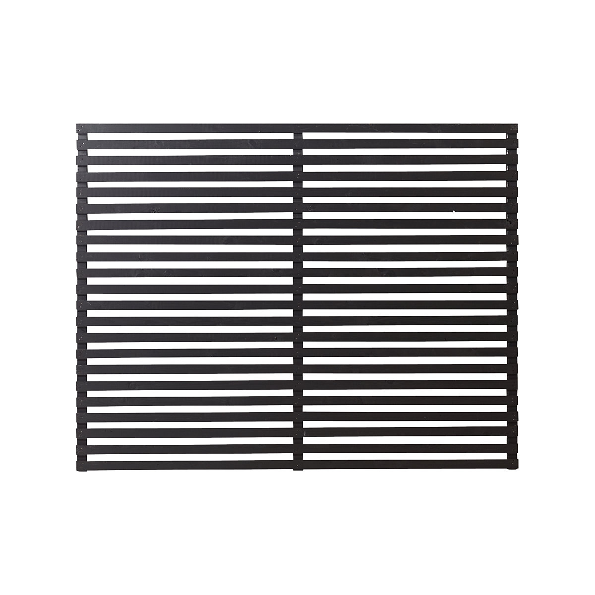 Ogrodzenie Tokyo, drewno, szer. x wys. 1800 x 1400 mm, czarne-0