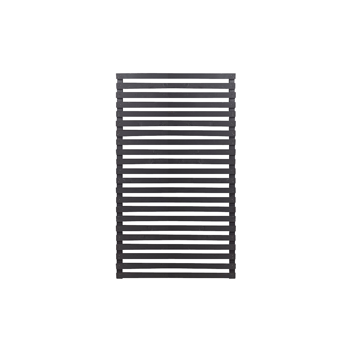 Ogrodzenie Tokyo, drewno, szer. x wys. 830 x 1400 mm, czarne-0