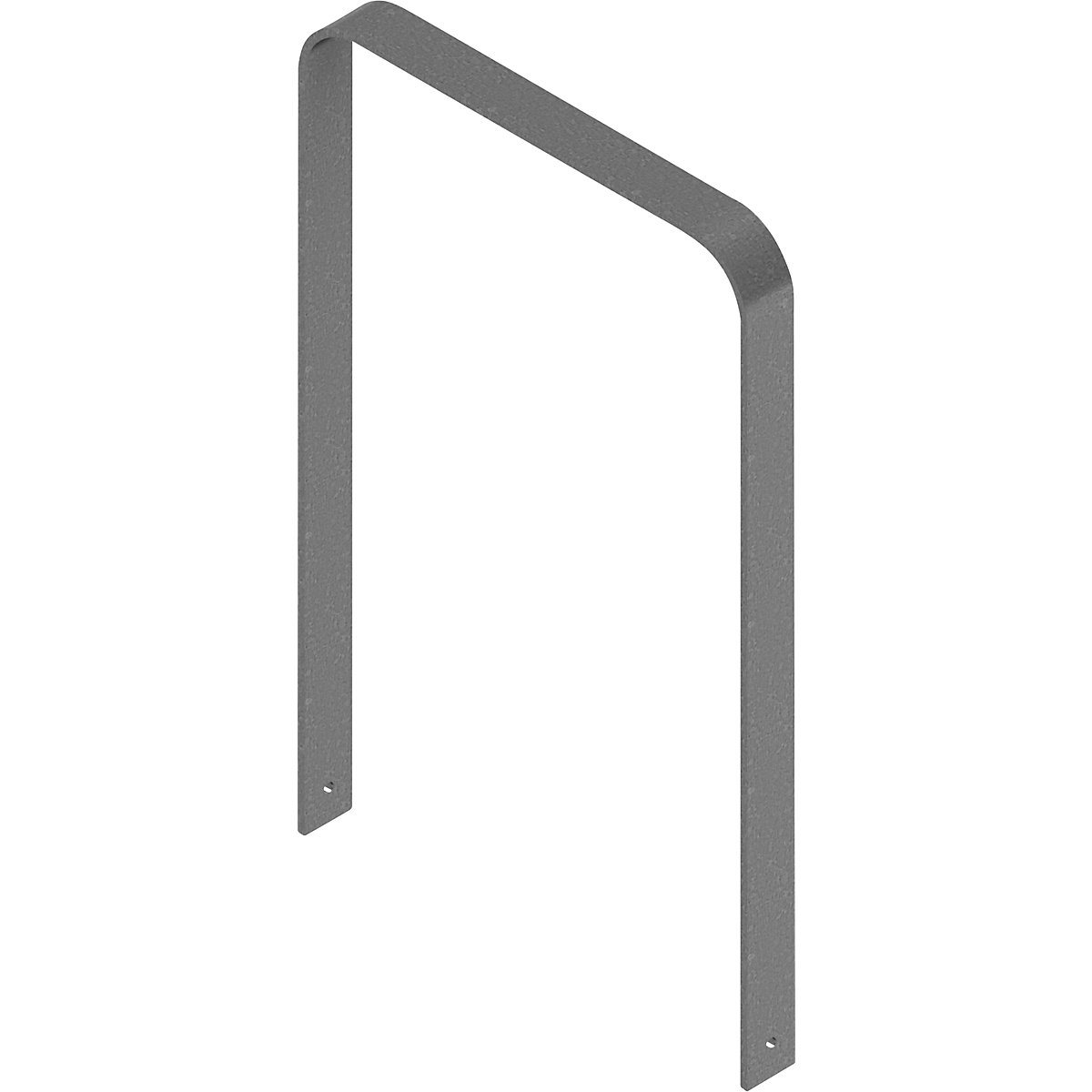 Pałąk wsporczy do rowerów – Schake, ocynkowany ogniowo, wersja zaokrąglona, szer. x głęb. 750 x 80 mm-0