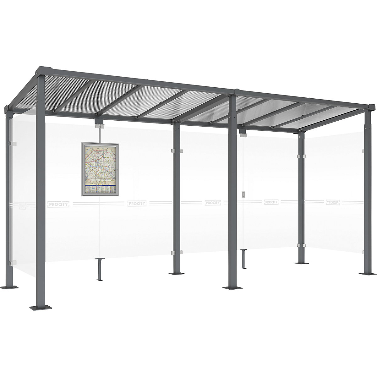 Wiata przystankowa MILANO – PROCITY
