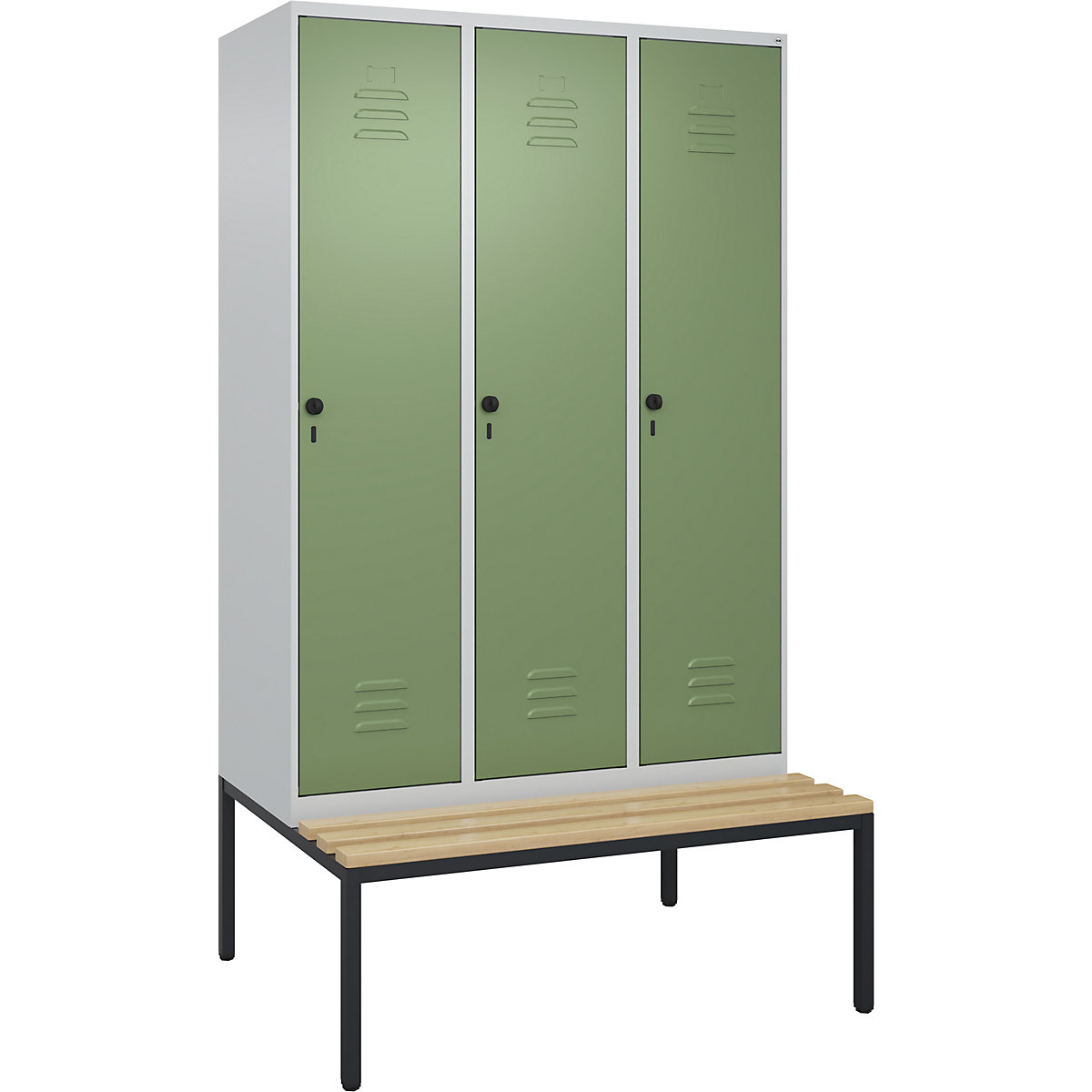 Szafka Classic PLUS na ławeczce – C+P (Zdjęcie produktu 2)-1