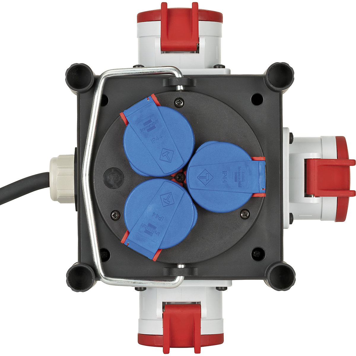 Kompaktowy gumowy rozdzielacz prądu IP44 – Brennenstuhl (Zdjęcie produktu 2)-1