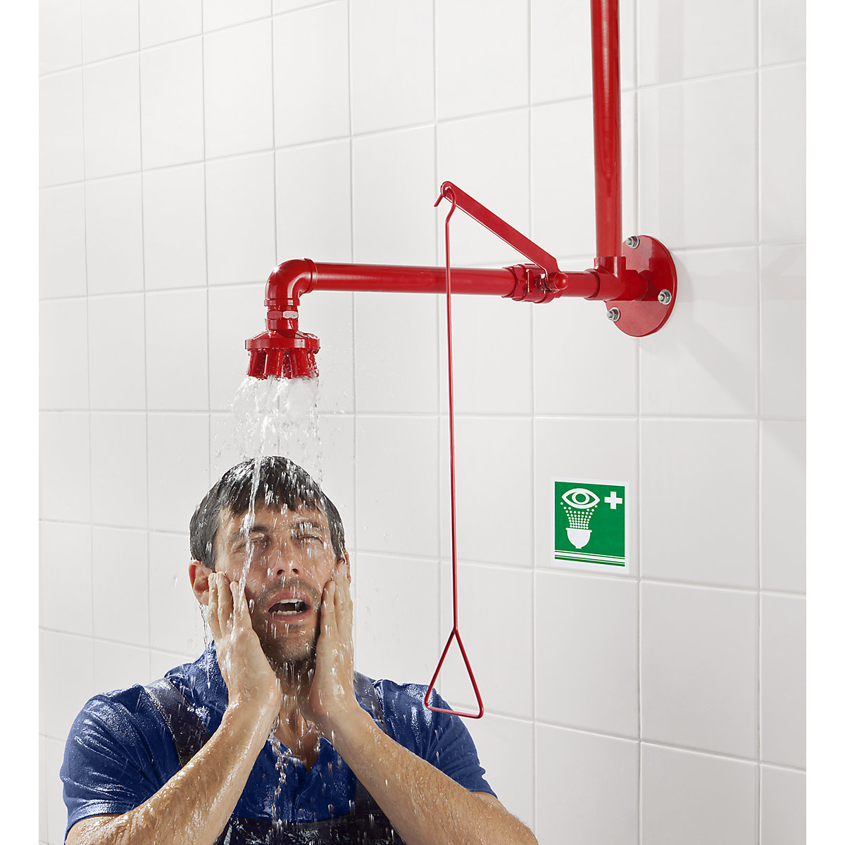Sprcha pro nouzové oplachování těla (Obrázek výrobku 2)-1