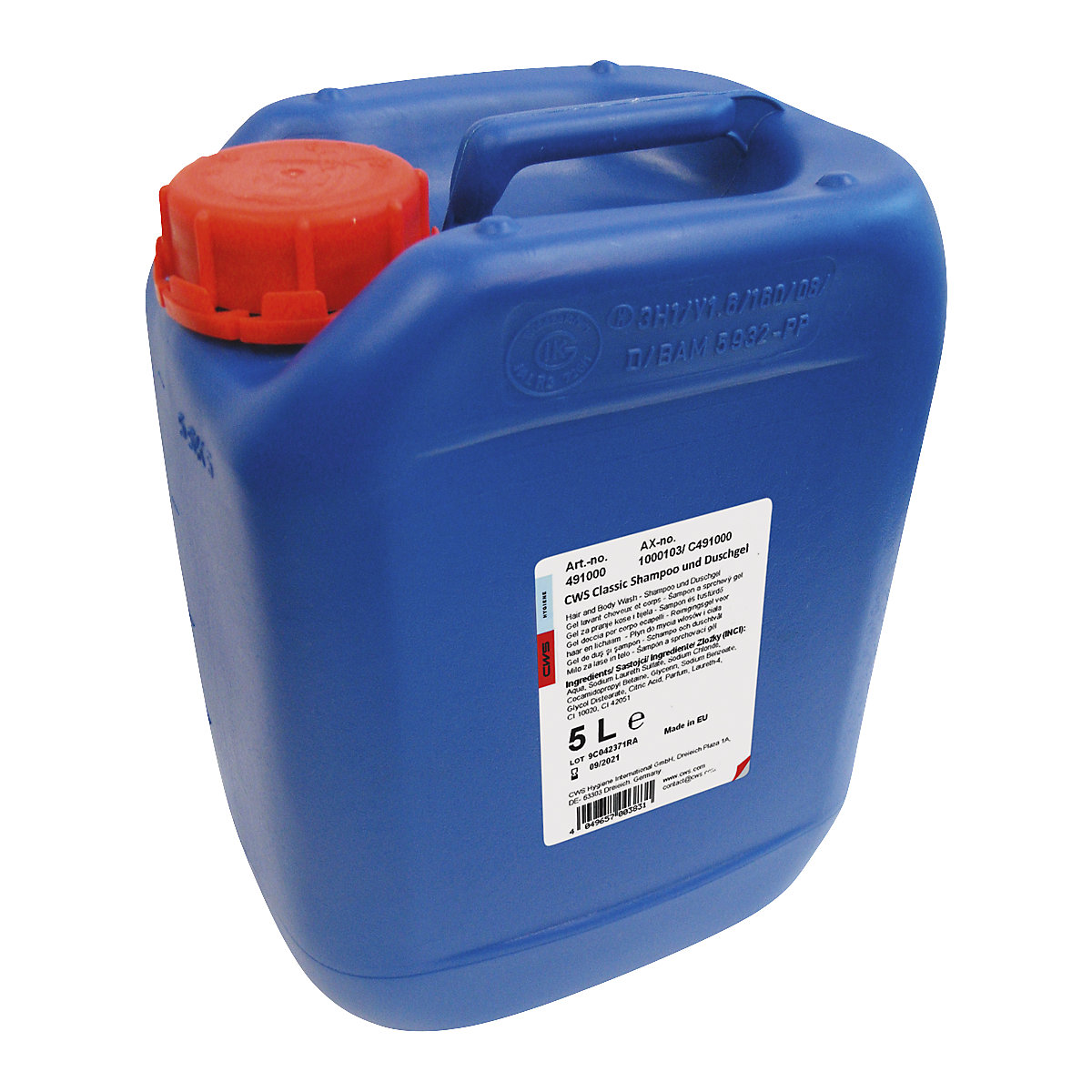 Sprchový gel a šampon – CWS