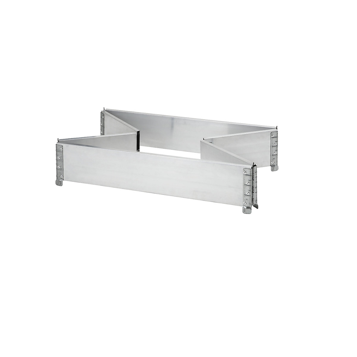 Aluminiowa rama nasadzana, opak. 2 szt. – ratioform, do palet 1200 x 800 mm, na 6 zawiasach, od 1 opak.-0
