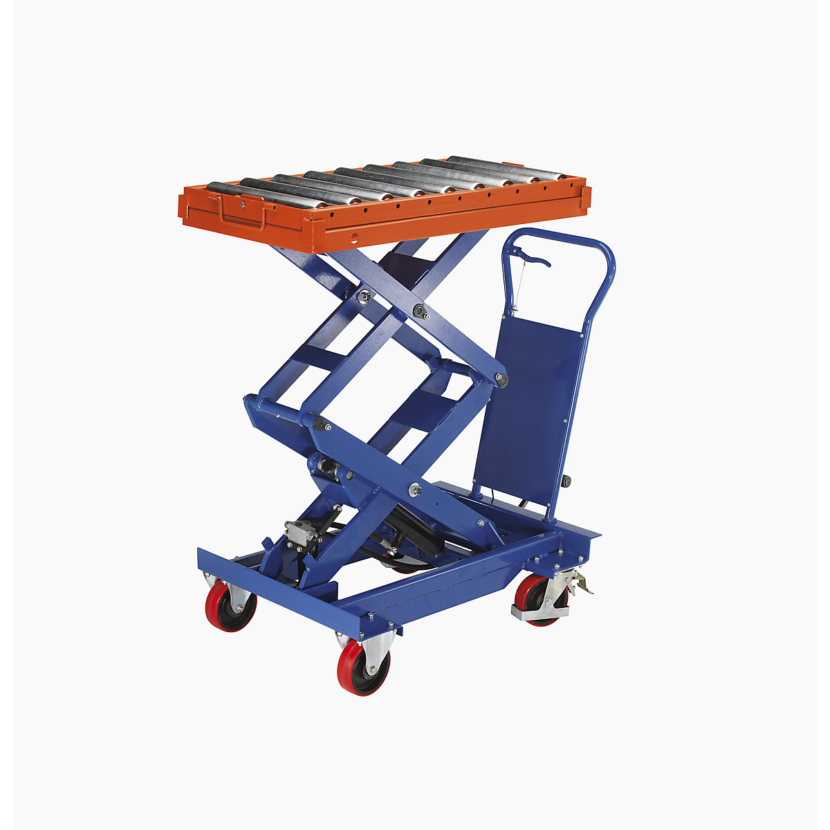 Zdvíhací plošinový vozík s dvojitými nožnicami (Zobrazenie produktu 3)-2