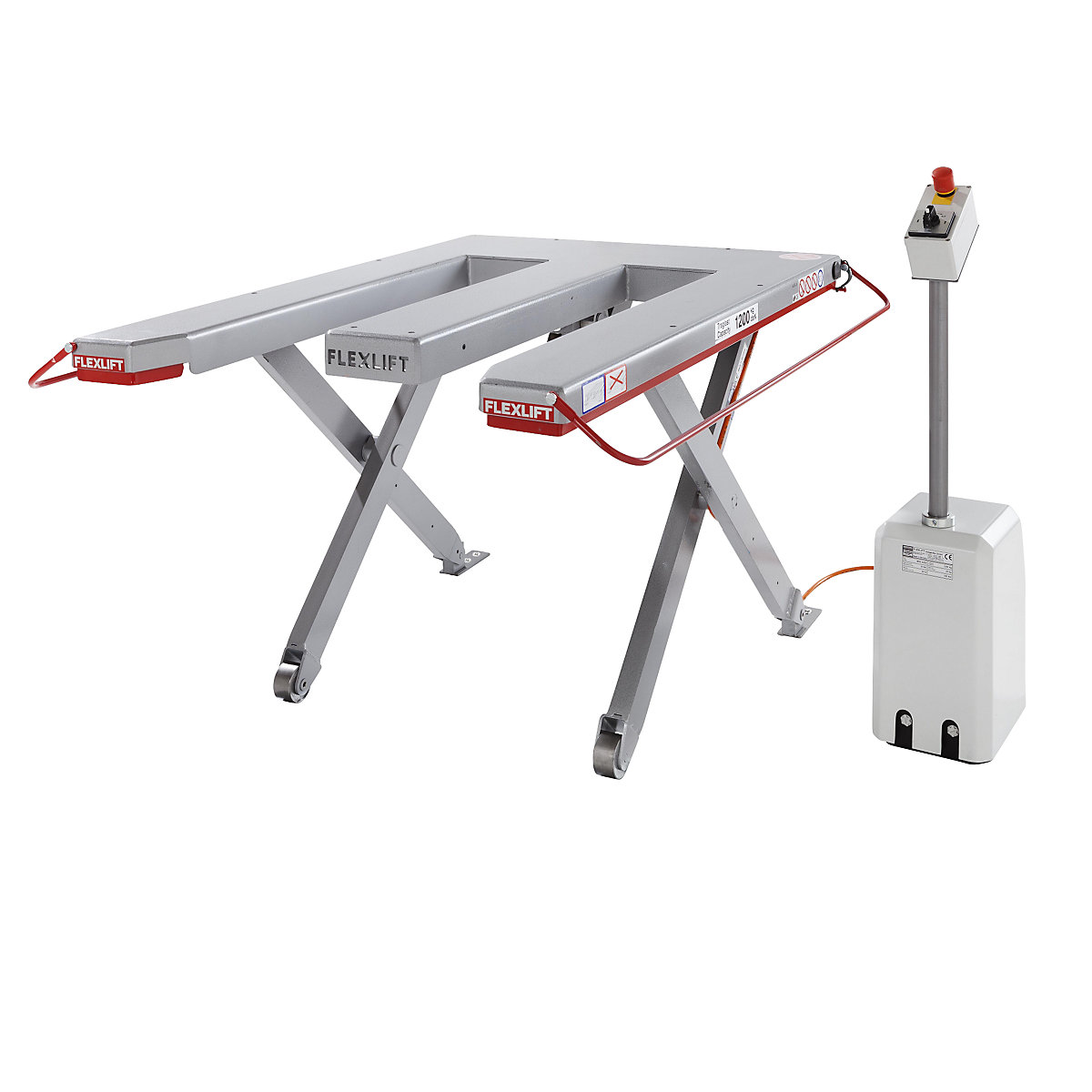 Plochý zdvíhací stôl, konštrukčný rad E – Flexlift (Zobrazenie produktu 4)-3