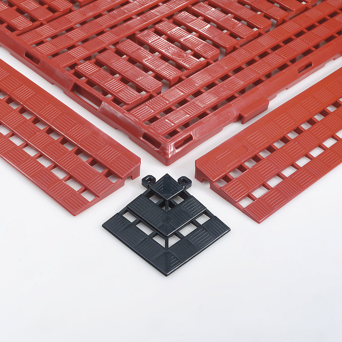 Eckelement, LxB 112 x 112 mm, VE 4 Stück, schwarz