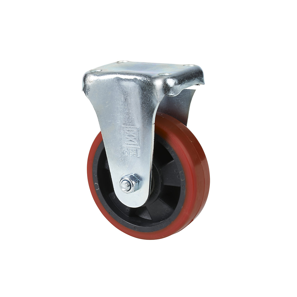 Ersatzrad für Hubplattformwagen, Ø 125 x 35 mm, Bockrolle
