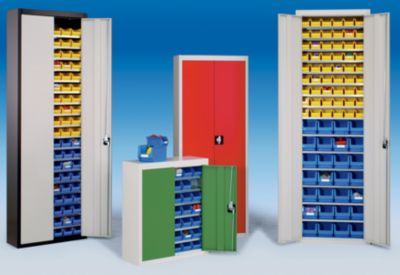 Magazin-Schrank, zweifarbig - HxBxT 820 x 680 x 280 mm ohne K&auml;sten, T&uuml;rfarbe lichtgrau RAL Preisvergleich