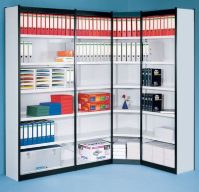 B&uuml;ro-Regalsystem, mit R&uuml;ckwand - Regalh&ouml;he 2250 mm Grundregal, Breite x Tiefe 750 x 400 mm Preisvergleich