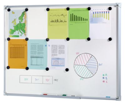 Premium Whiteboard mit designorientierten Aluminiumrahmen - BxH 1200 x 900 mm, Gewicht 11  Preisvergleich
