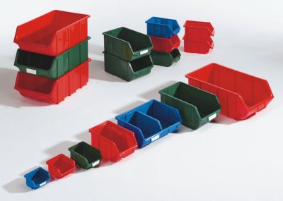 Sichtlagerkasten aus Polypropylen - LxBxH 505 x 333 x 187 mm blau, VE 4 Stk Preisvergleich