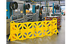 Mobiler Absperrzaun aus Polyethylen