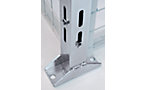 Montant peint époxy aluminium RAL 9006