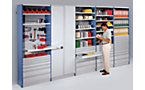 Tiroir pour armoire et rayonnage combinés
