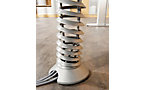 Cable sleeve for vertical cable management
