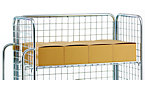 Mesh shelf for order picking trolley