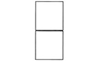 Rear panel cladding, solid sheet