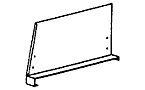 Compartment divider for boltless shelving system