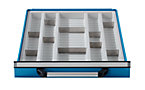 Drawer dividers for workbenches