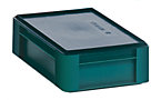 Push-on lid for stacking container