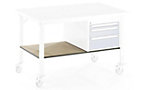 Bottom storage shelf