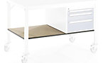 Bottom storage shelf
