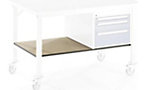 Bottom storage shelf