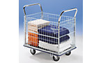 Chariot grillagé, force 250 kg