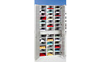 Sortierschrank office akktiv mit Flügeltüren und Sortiertisch